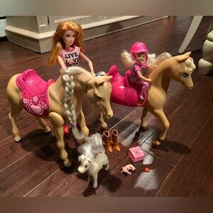 Barbie dolls & horses bundle 🐴 🐖 🐎